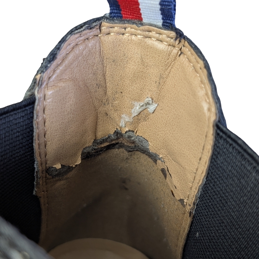 Tommy Hilfiger Zippered Chelsea Boot, Low Heel, Size 9 - Picture 8 of 8